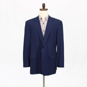 Tom James 46R Navy HB 2-Button Sport Coat Blazer Jacket P580
